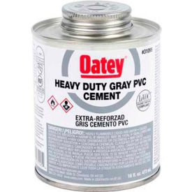 Oatey 31105 PVC Heavy Duty Gray Cement 32 oz. 31105 - Pkg Qty 12