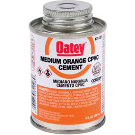 Oatey 31127 CPVC Medium Orange Cement 1 gallon 31127 - Pkg Qty 6