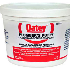 Oatey 31174 Plumber's Putty - Plastic container 5 lb 31174 - Pkg Qty 6
