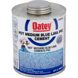 Oatey 32162 PVC Blue Lava Hot Cement 16 oz. 32162 - Pkg Qty 24