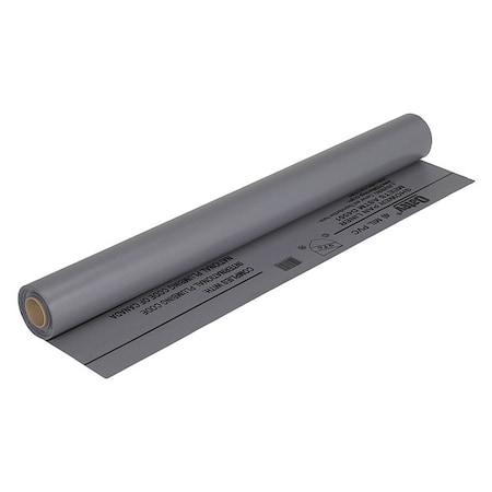 PVC Sheet 5 ft. x 40 ft., 40 mil, Gray MPN:41597
