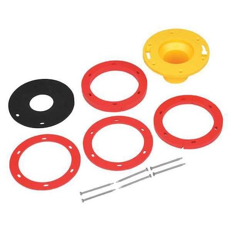 Toilet Flange, Cast Iron/Stainless Steel MPN:43400