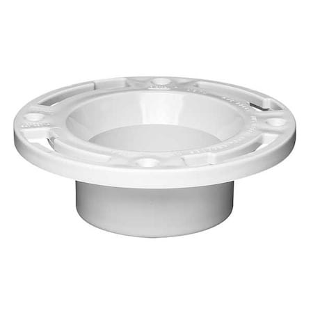 Toilet Flange, Floor, Without Test Cap MPN:43503