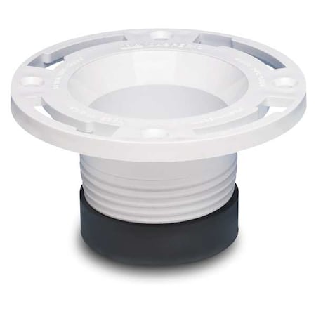 Flange, Twist-N-Set®, Closet, 3 In, PVC MPN:43654