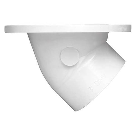 PVC Swivel Closet Flange, 45 deg MPN:43816