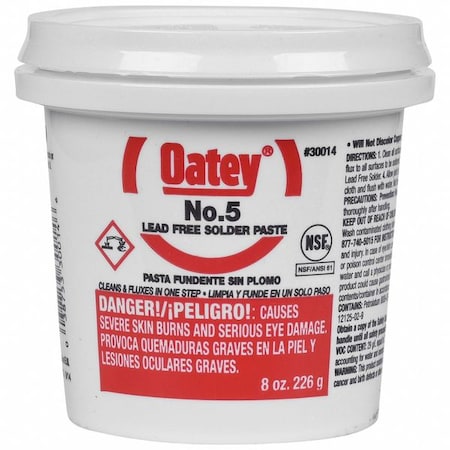 Paste Flux, Paste, Petroleum, 8 oz. MPN:30014
