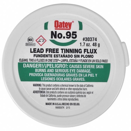 Lead Free Flux, Paste, Lead Free, 1.7 oz. MPN:30374
