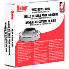 Oatey 31193 Heavy Duty Wax Bowl Ring with Sleeve 31194 - Pkg Qty 24