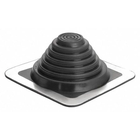Roof Vent Flashing, 1/4 In to 4-1/2 In MPN:14052