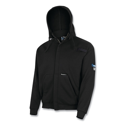 Fr 12OZ Hoodie Zipperdetachable Hood Blk S MPN:ZFC207-S