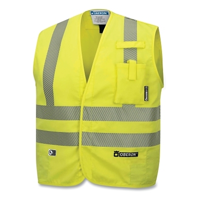 Fr 7.5OZ 88/12 Vest Snapclosure Hivis Yw S MPN:ZFA106-S