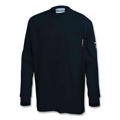Fr 7OZ Cotton Shirt Long Sleeves Navy L MPN:ZFI209-L