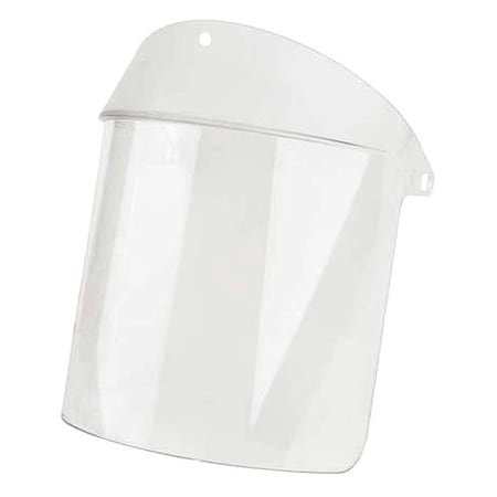 Faceshield Visor, Clear Visor, Polycarbonate, Chemical Resistant Lens, clear MPN:028AFH+BOX