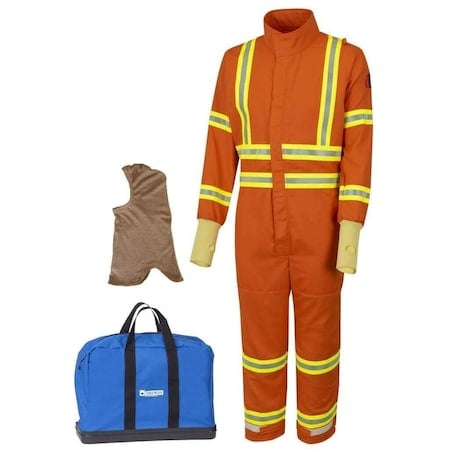 Gas Extraction Suit Kit, Includes Escape Strap, Orange, 3XL MPN:GES6A-ES-3XL