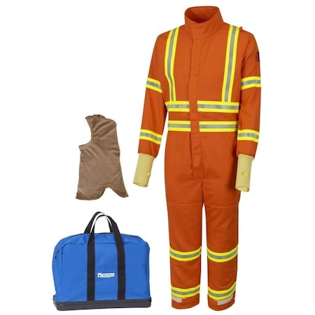 Gas Extraction Suit Kit, Includes Escape Strap, Orange, M MPN:GES6A-ES-M