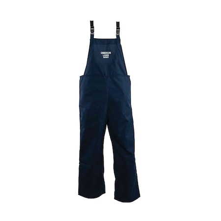 Arc Flash Bib Overalls, 12 Cal, Includes Adjustable Suspenders, 44 in Waist, Navy Blue, 2XL MPN:LAN2ST-BIB-2XL