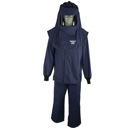 Arc Flash Clothing Kit, 12 Cal, Includes Escape Strap, Navy, 4XL MPN:LAN2STB-ES-4XL