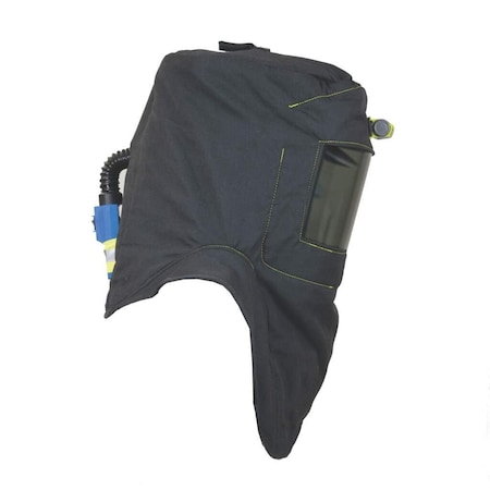Arc Flash Hood, 4 PPE CAT, 100 cal/sq cm, Ventilation Sys. & LED Lamp, Universal MPN:TCG100-C+HVSL