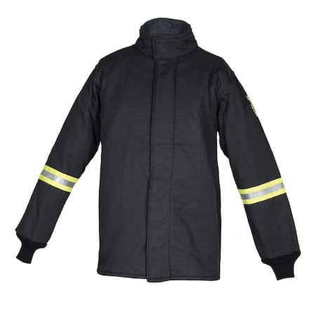 Arc Flash Coat, 100 Cal, Includes Escape Strap, Black, 4XL MPN:TCG100-CT-ES-4XL