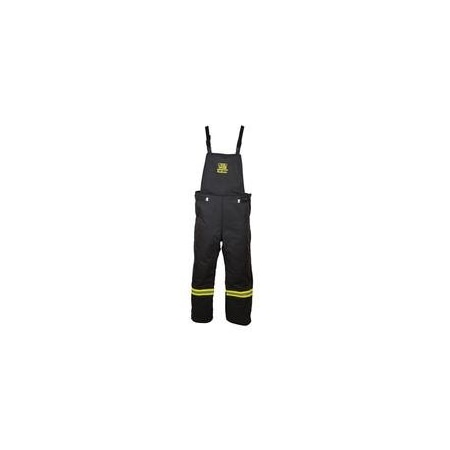 Arc Flash Bib Overalls, 140 Cal, 56 in Waist, Black, 5XL MPN:TCG140B-BIB-5XL