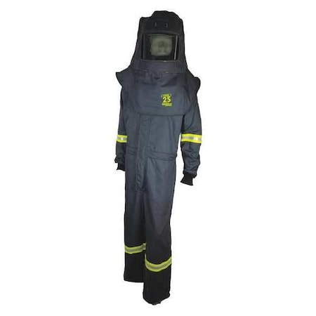 Arc Flash Clothing Kit, 27 cal/sq cm ATPV, 2XL, 30 in Inseam, Aramid MPN:TCG3B-2XL
