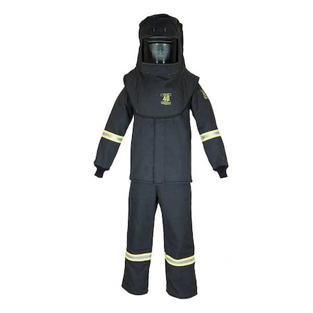 Arc Flash Clothing Kit, 46 cal/sq cm ATPV, 3XL, 30 in Inseam, Aramid MPN:TCG4B-3XL