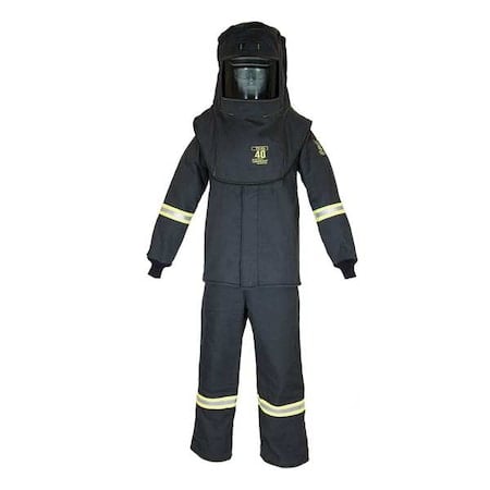 Arc Flash Clothing Kit, 46 cal/sq cm ATPV, XL, 30 in Inseam, Aramid MPN:TCG4B-XL