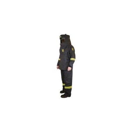Arc Flash Clothing Kit, 100 Cal, Includes Bib, Coat, Escape Strap, Hood, Light & Vent, 5XL MPN:TCG6B-ES-5XL+HVSL