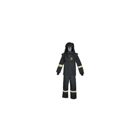 Arc Flash Clothing Kit, 75 Cal, Includes Bib, Coat, Hood, Black, L MPN:TCG75B-ES-L