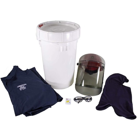 EV12-Bkt-M 12 Cal HRC2 Arc Flash Kit Coverall R MPN:EV12-BKT-M-10
