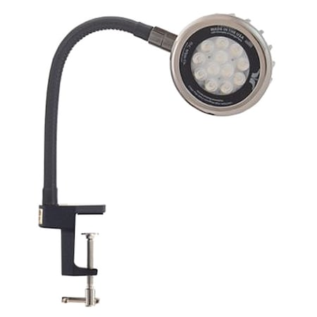Spot Light, Gooseneck, 18 W, Black MPN:LED-CD12-30-120V