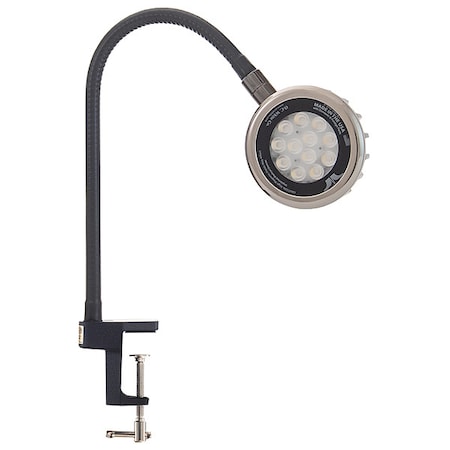 Spot Light, Gooseneck, 18 W, Black MPN:LED-CD18-30-120V