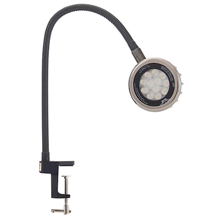 Spot Light, Gooseneck, 18 W, Black MPN:LED-CD22-30-120V
