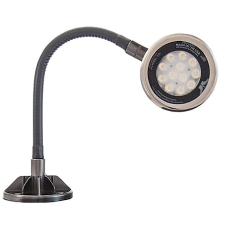 Spot Light, Gooseneck, 18 W, Black MPN:LED-MG12-30-120V