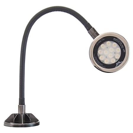 Spot Light, Gooseneck, 18 W, Black MPN:LED-MG18-30-120V