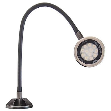 Spot Light, Gooseneck, 18 W, Black MPN:LED-MG22-30-120V