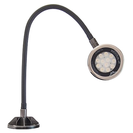 Spot Light, Gooseneck, 18 W, Black MPN:LED-SD22-30-120V