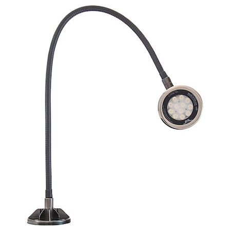 Spot Light, Gooseneck, 18 W, Black MPN:LED-SD33-30-120V