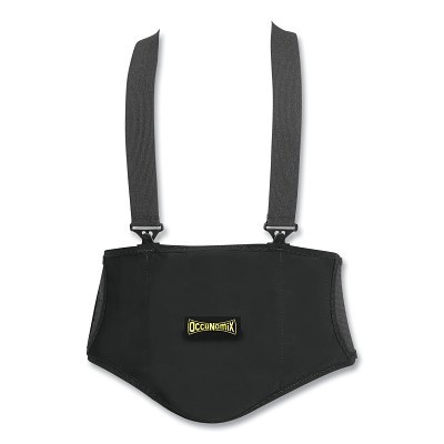 Lumbar Back Support w/Suspenders Black 2X MPN:OK-1000S-BLK-2X