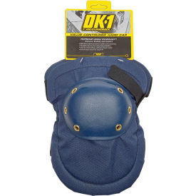 OccuNomix Value Contoured Hard Cap Knee Pads 1 Pair Blue 125