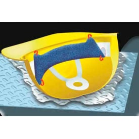 OccuNomix Clip-On Terry Topper Hard Hat Sweatbands Navy 8mm Thick 880-01 880-01 - Pkg Qty 12