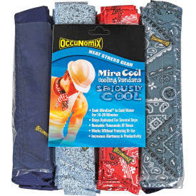 MiraCool® Bandana Assorted Colors 100 Pack 940B100-ASST 940B100-ASST