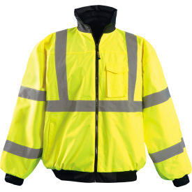 OccuNomix Hi-Vis Value Bomber Jacket Class 3 Hi-Vis Yellow 4XL LUX-ETJBJ-Y4X LUX-ETJBJ-Y4X