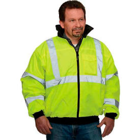 OccuNomix Hi-Vis Value Bomber Jacket Class 3 Hi-Vis Yellow XL LUX-ETJBJ-YXL LUX-ETJBJ-YXL
