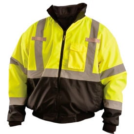OccuNomix Class 3 Three-Way Bomber Jacket with Removable Liner Yellow/Black 5XL LUX-ETJBJR-BY5X LUX-ETJBJR-BY5X