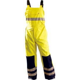 OccuNomix Premium Breathable Bib Pants Class E Hi-Vis Yellow XL LUX-TENBIB-YXL LUX-TENBIB-YXL
