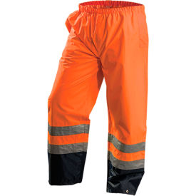 OccuNomix Premium Breathable Pants Class E Waterproof Hi-Vis Orange L LUX-TENR-OL LUX-TENR-OL