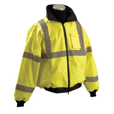 Unisex Jacket, 100% Polyester, Yellow, L MPN:LUX-ETJBJ-YL