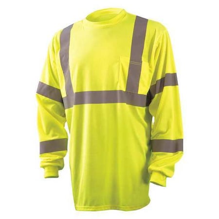 T-Shirt, 3, R, Polyester, Yellow, 4XL MPN:LUX-LSETP3B-Y4X