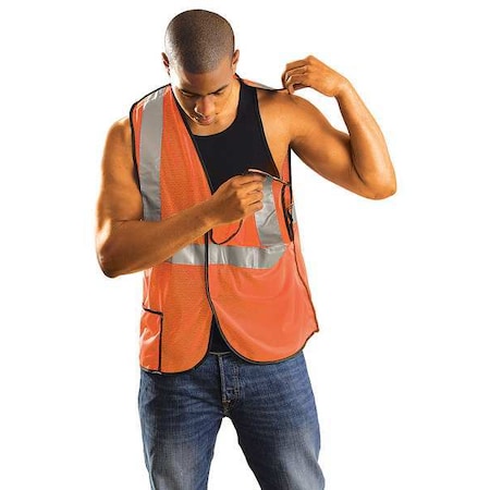 Vest, L, Orange, 46